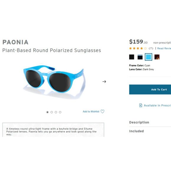 Zeal Optics Paonia Ellume Polarized Sunglasses Cyan Blue Frame  UNISEX Japan main image 9